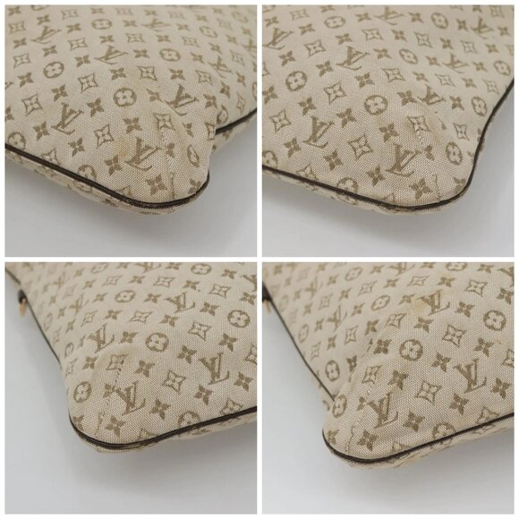 LOUIS VUITTON Monogram Mini Françoise Tote Bag 2way Khaki M92209 LV Auth - Picture 14 of 16